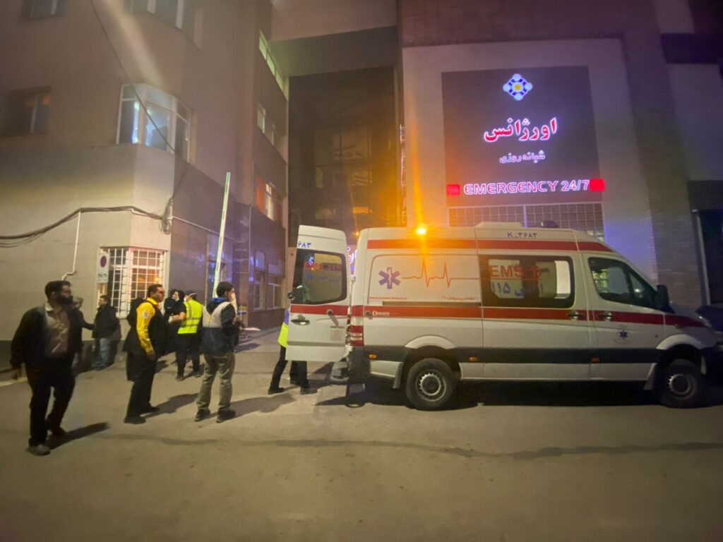 آماده باش کامل بیمارستان مهرگان در پی حادثه تروریستی گلزار شهدا